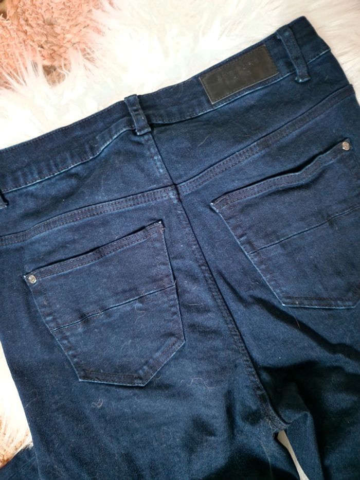 Jeans bleu marine Gémo taille 36 - photo numéro 3