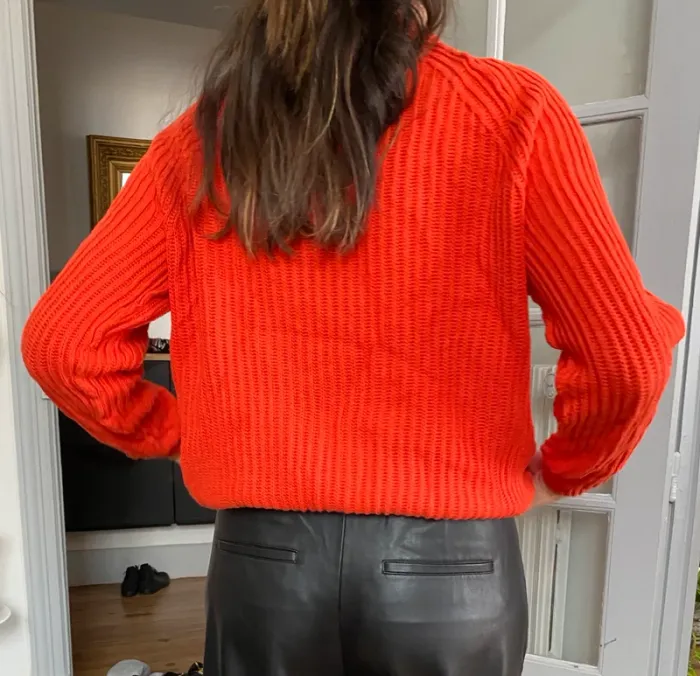 Pull laine orange ASOS - photo numéro 2