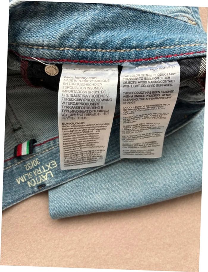Jeans Tommy Hilfiger Layton extra slim homme W30L32 comme neuf - photo numéro 10