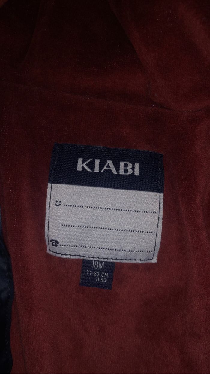 Doudoune bleu marine 18 mois - photo numéro 2