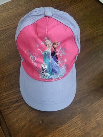 1 casquette fille de la reine des neiges taille 54