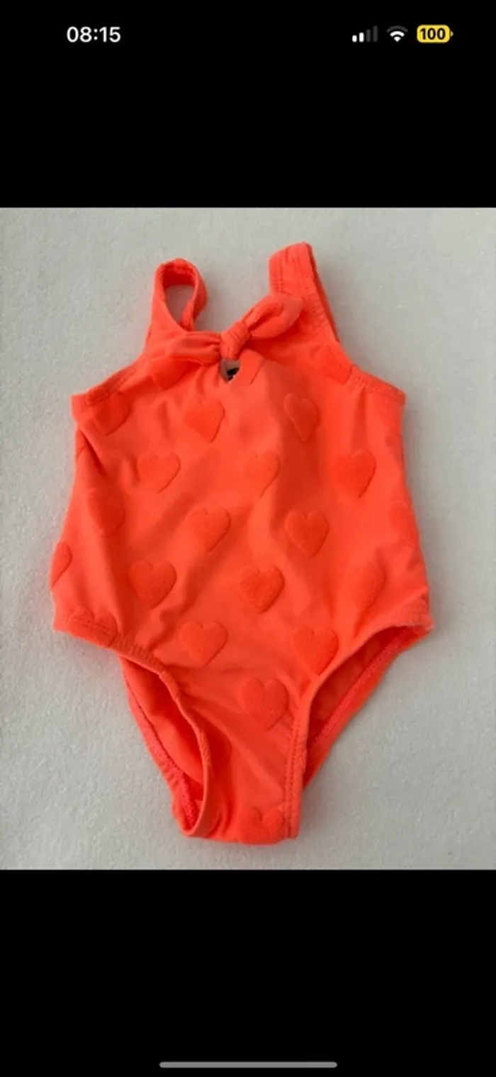 Maillot de bain bébé fille taille 3mois