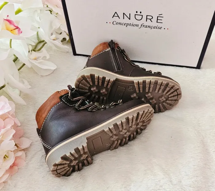 Bottes Bottines cuir Zip André T24 - photo numéro 2