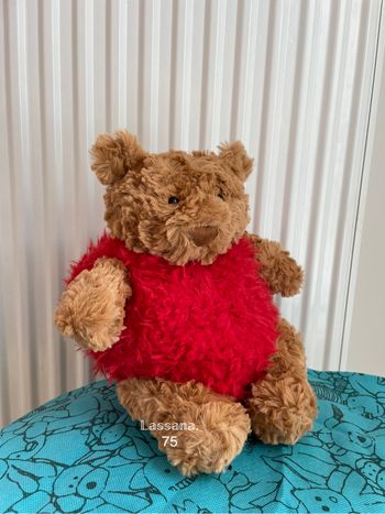 Peluche Jellycat ours Bartholomew Coeur ♥️