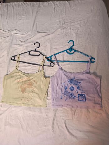 Lot de 2 top court taille L