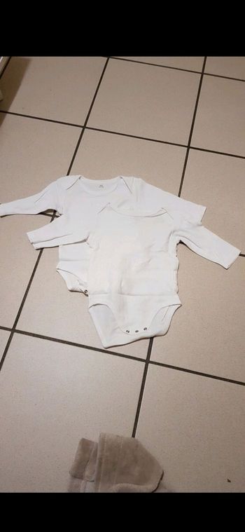Lot de 2 bodies. 6 mois