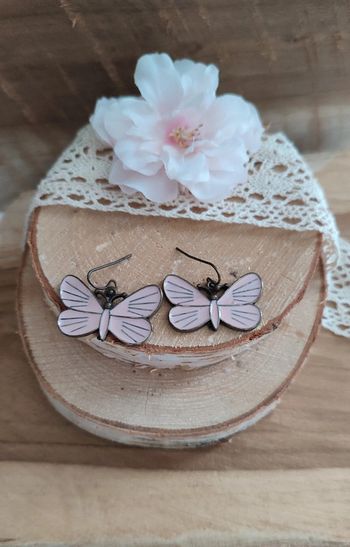 Boucles d'oreilles papillon