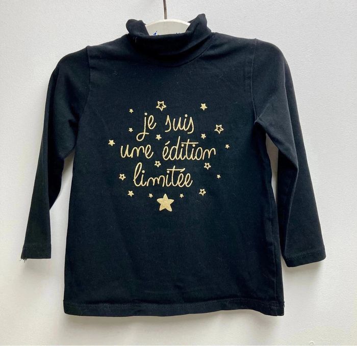 18 mois - lot 4 hauts manches longues à col roulé - photo numéro 2