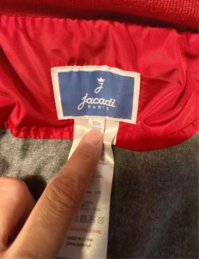 Doudoune jacadi 10 ans valeur 129€  Portée une fois - photo numéro 4