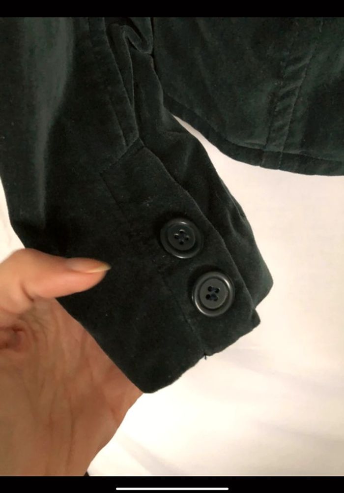 Blazer Tally Weijl en velours vert canard taille 38 bon état - photo numéro 9
