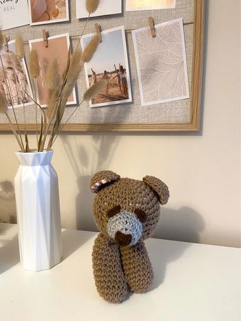 Peluche crochet ourson