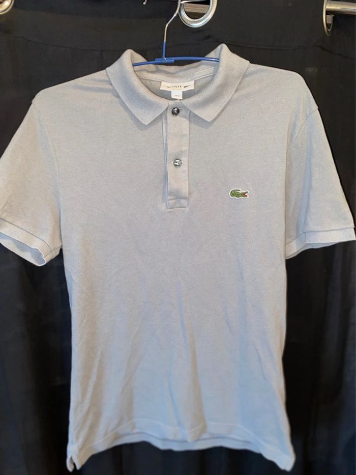 Polo Lacoste gris - photo numéro 12