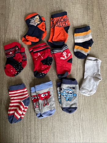 Lot de 10 paires de chaussettes 15/19