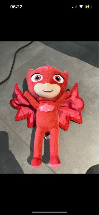 Pyjamasques peluche sonore et lumineuse Bibou