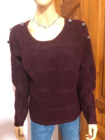 Pull lie de vin naf naf