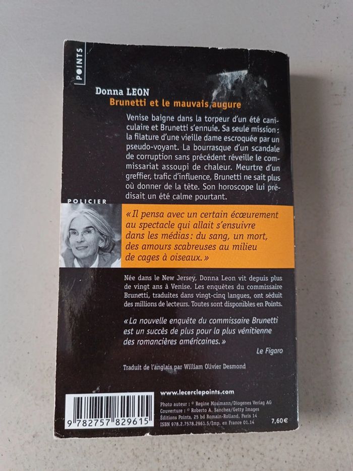 Donna Léon Brunetti et le mauvais augure une enquête du commissariat brunetti - photo numéro 2