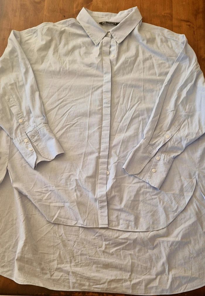 Chemise rayures bleu/blanc - photo numéro 2