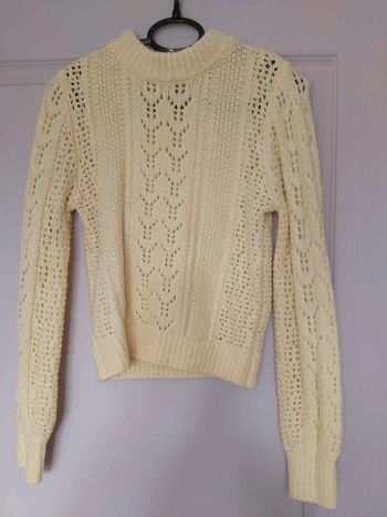 Pull en laine jaune