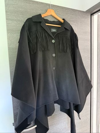 Pancho noir frangé  the kooples  TU