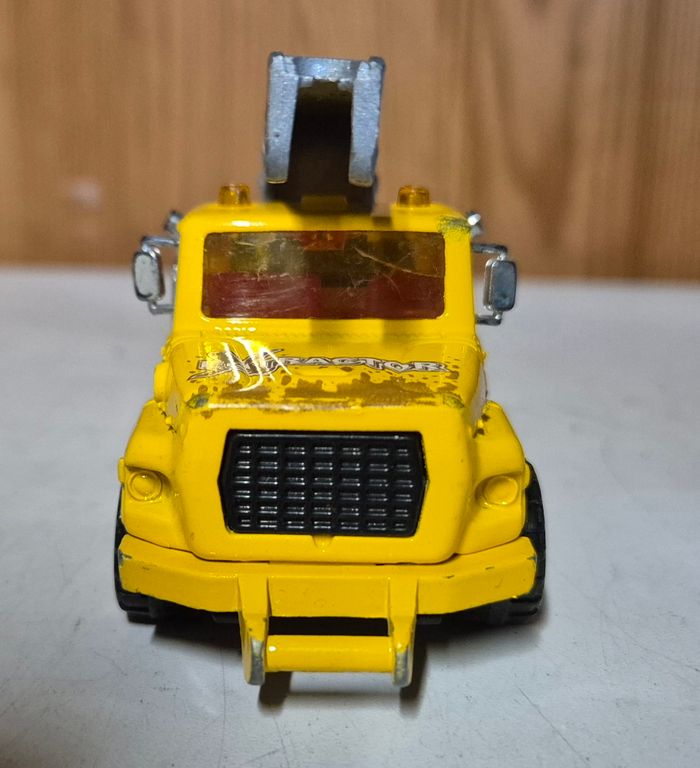 Camion miniature majorette extractor jaune 1/60 Ford louisville - photo numéro 2
