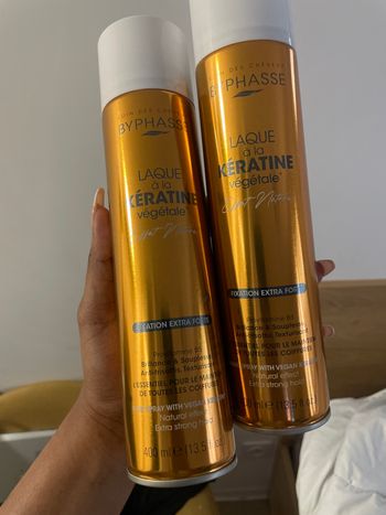Soin des cheveux laque  à la kératine végétale 