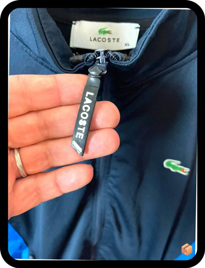 Veste de survêtement Lacoste – Homme – Taille XL – Bleu marine – Style sportif classique - photo numéro 5