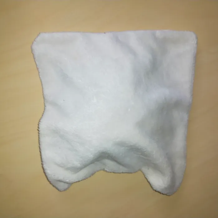 Doudou ours déguisé en lapin carré plat blanc écru- cage d'oiseau - Simba - photo numéro 3