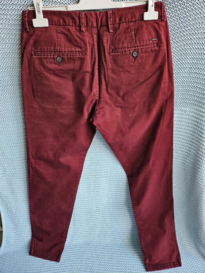 Pantalon bordeaux - photo numéro 3