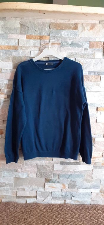 Pull bleu marine 12 ans T ex