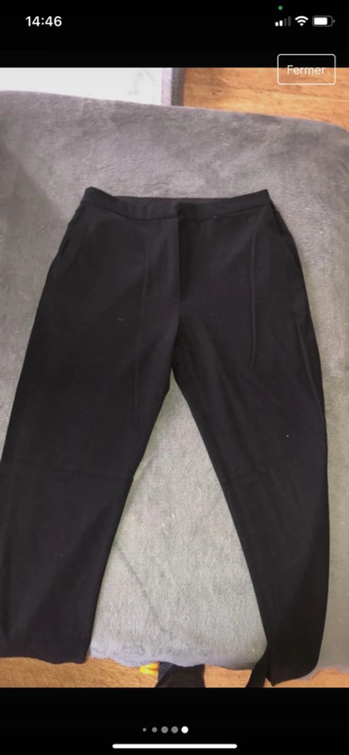 Pantalon droit noir - photo numéro 7