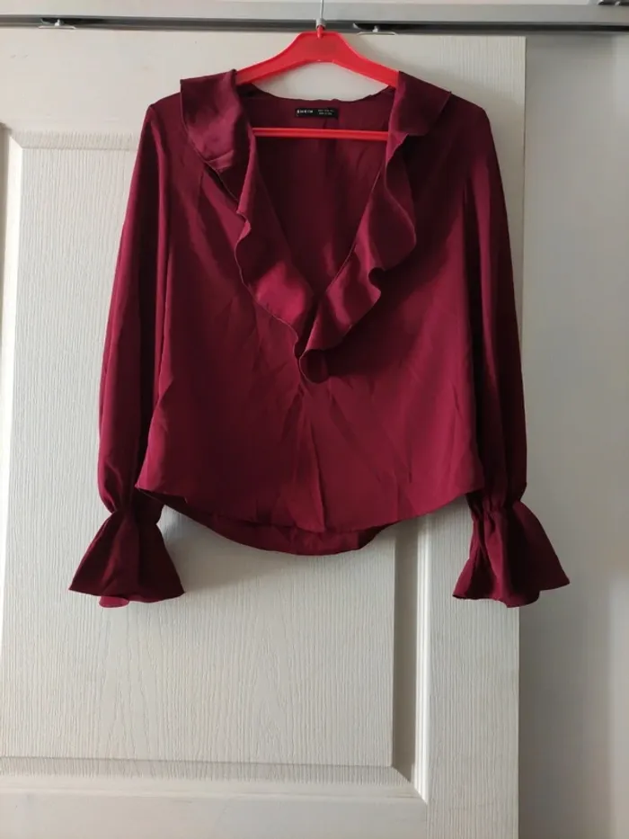 Blouse manches évasées
