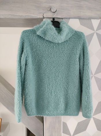 Pull col roulé