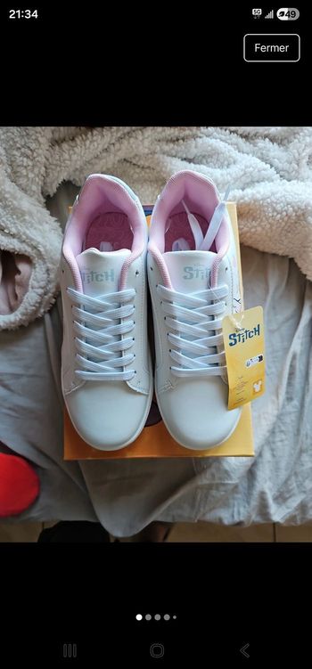 Baskets femme ou fille stitch p 37