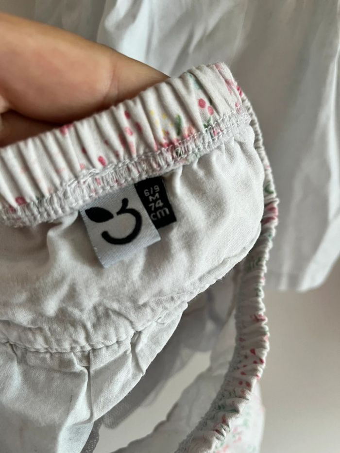 Ensemble bébé fille chemisier + jupe vintage Jacadi - photo numéro 3