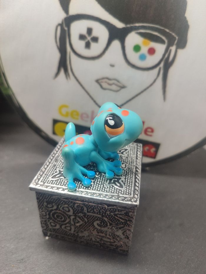 Lps01081 My Littlest Petshop Lps Pet Shop Authentic Grenouille Frog 806 - photo numéro 2