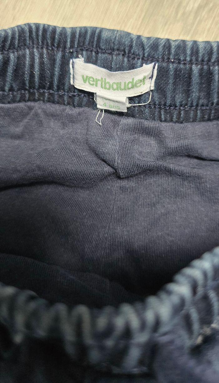 2 pantalons doublés chauds 4 ans vertbaudet - photo numéro 4