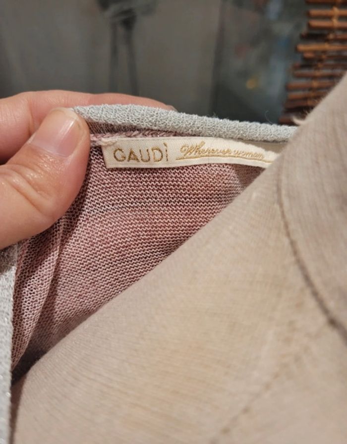 Pull gaudi dentelle taille m - photo numéro 3