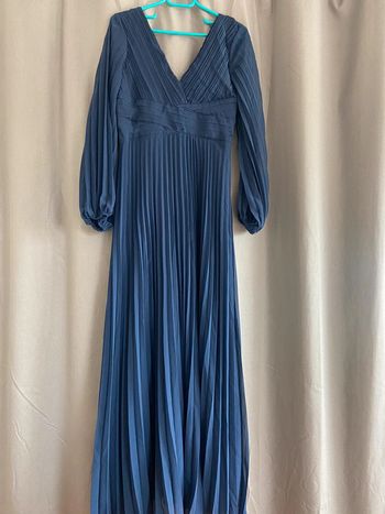 robe longue plissée