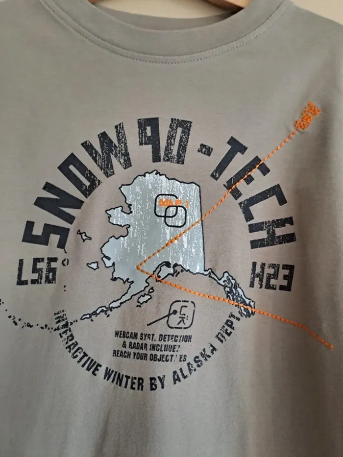T-shirt garçon ML doux comme neuf okaïdi 10 ans - photo numéro 2