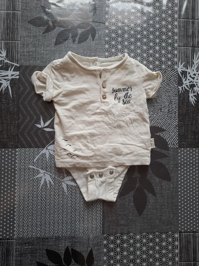 Body garçon 1 mois