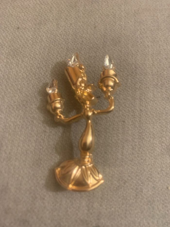 Broche lumière la belle et la bête