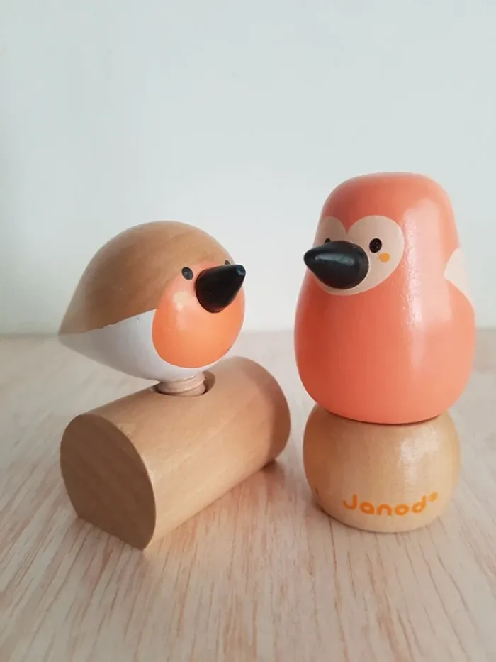 Jouets en bois, blocs sensoriels, oiseaux Janod - photo numéro 7