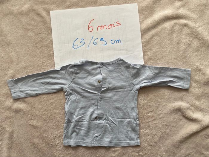 Lot 6 T-shirts manches longues - Disney, Orchestra, Catimini et autres - 6 mois - TBE - photo numéro 16