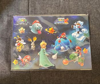 Planche magnets Super Mario galaxy neuf sous blister