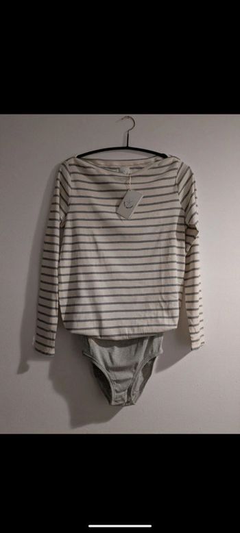 Body femme Marie Agnès Gillot et Petit Bateau