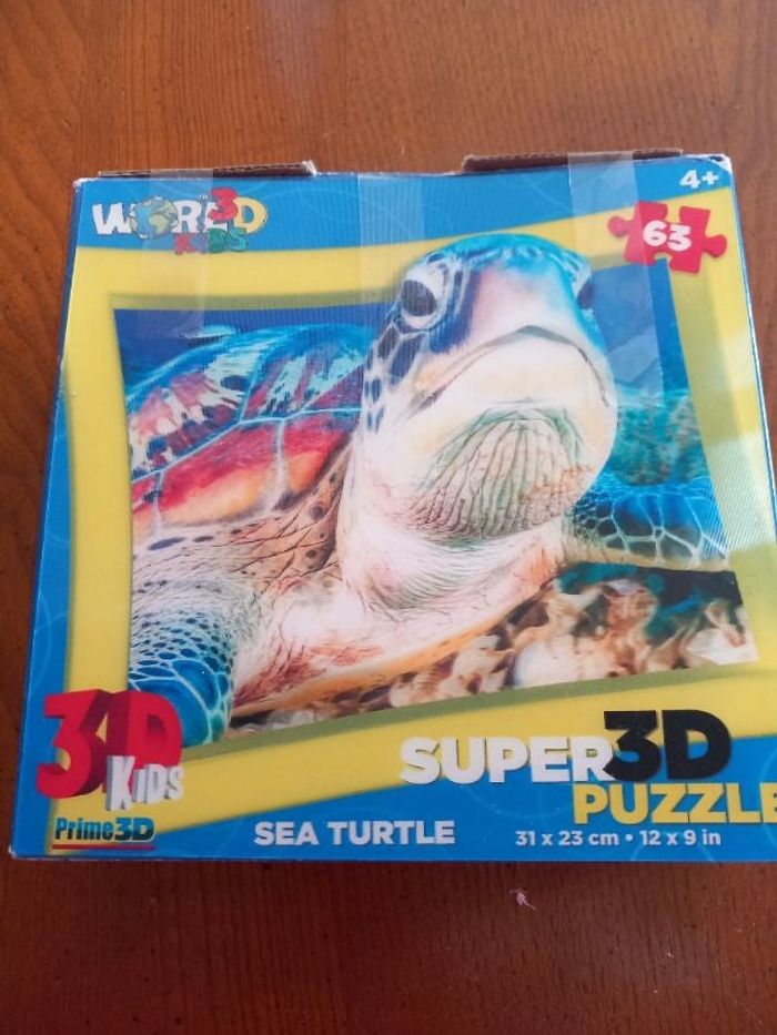 Puzzle tortue 63 pièces