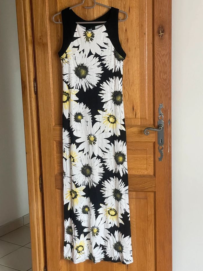 Robe longue fleur