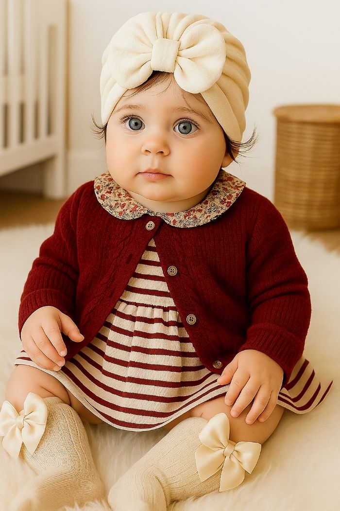 Ensemble complet automne/hiver sergent major fille 6 mois 🎀