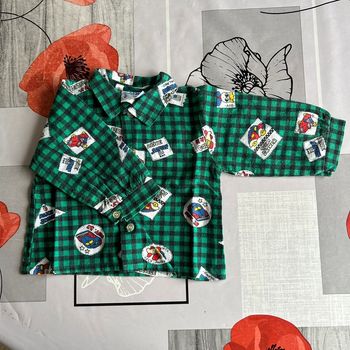 Chemise à carreaux vintage