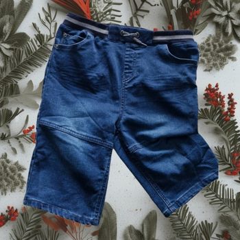 Beau bermuda en jean Taille réglable